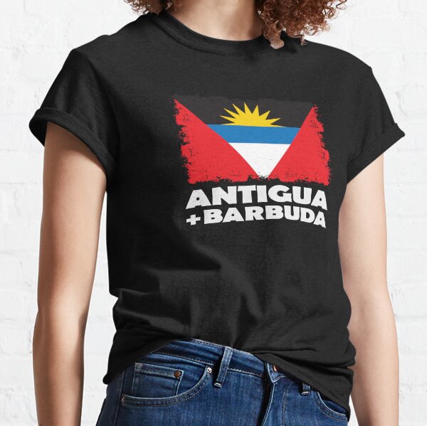Antigua and Barbuda National Flag Distress Classic T-Shirt