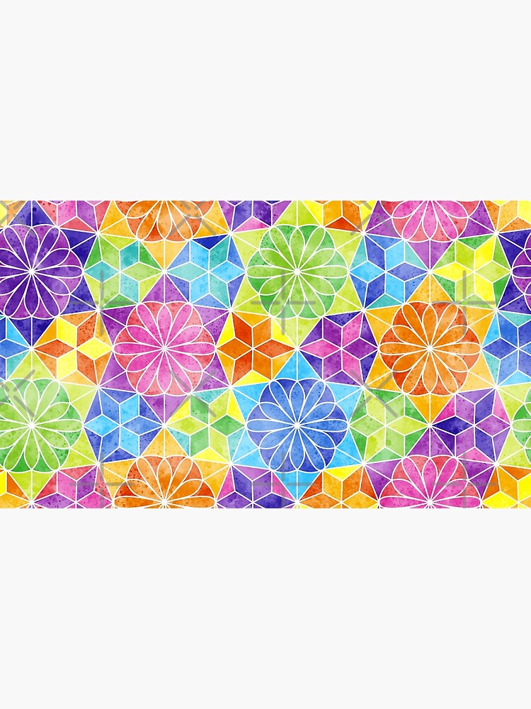 Rainbow mandala kaleidoscope by nobelbunt