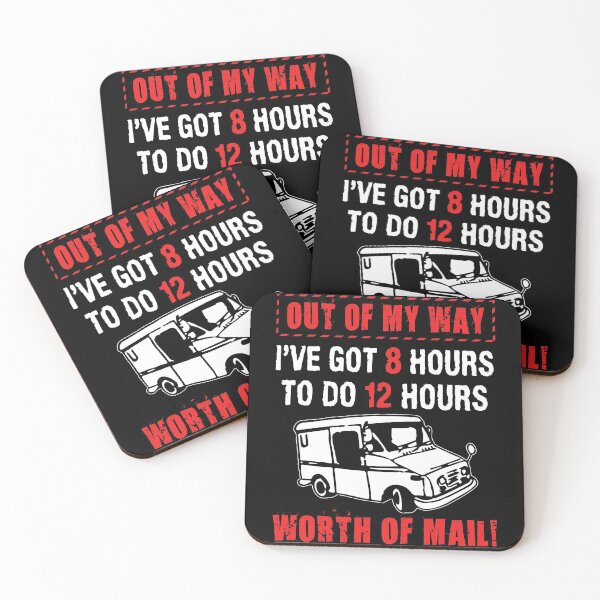 Item preview, Funny Postal Worker Gift - Got 8 Hours Do 12 Hours, Worth Of Mail - Mail Carrier designed and sold by kntranhoang.