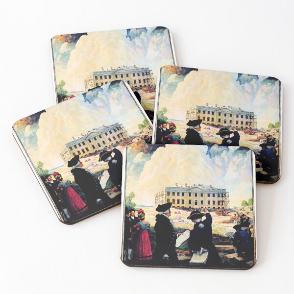 Item preview, White House Modern Washington is Served by Pennsylvania Railroad Vintage Rail Wall Art designed and sold by retroposters.