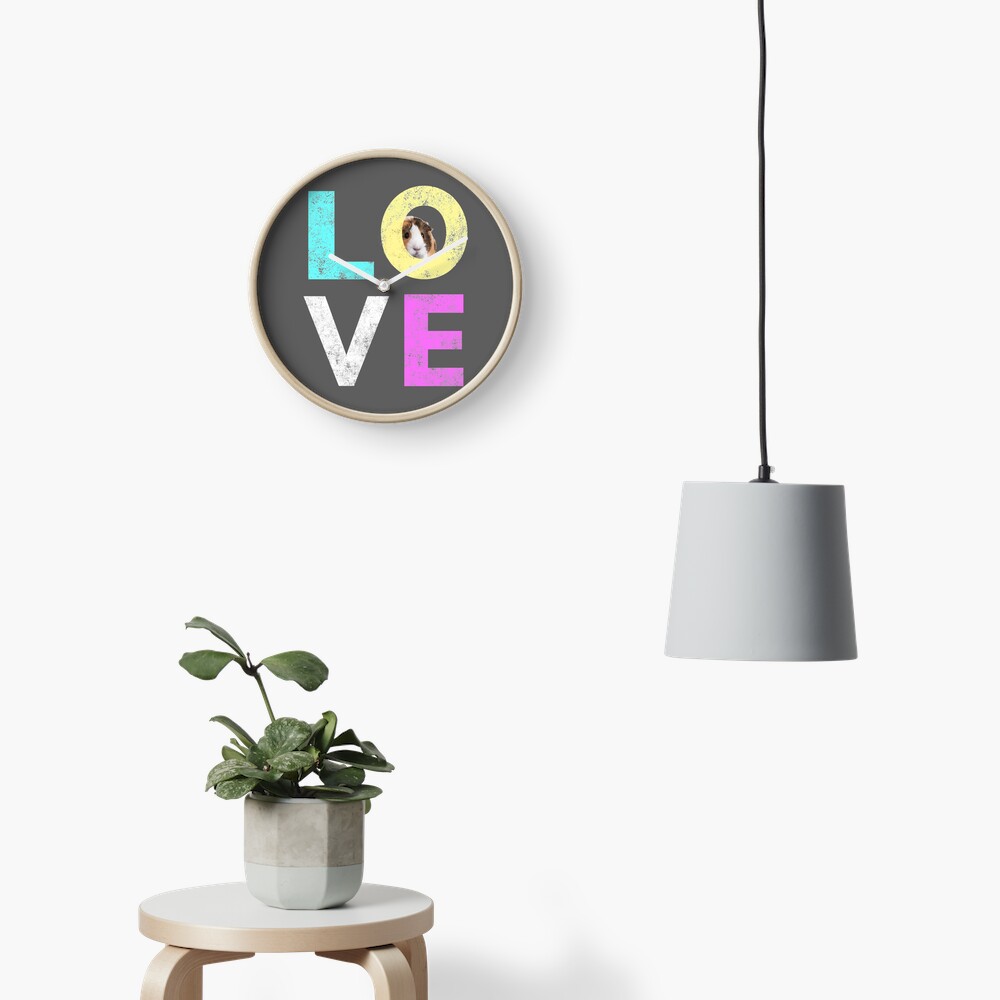 Funny & Cute Guinea Pig lover design Clock