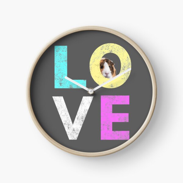 Funny & Cute Guinea Pig lover design Clock