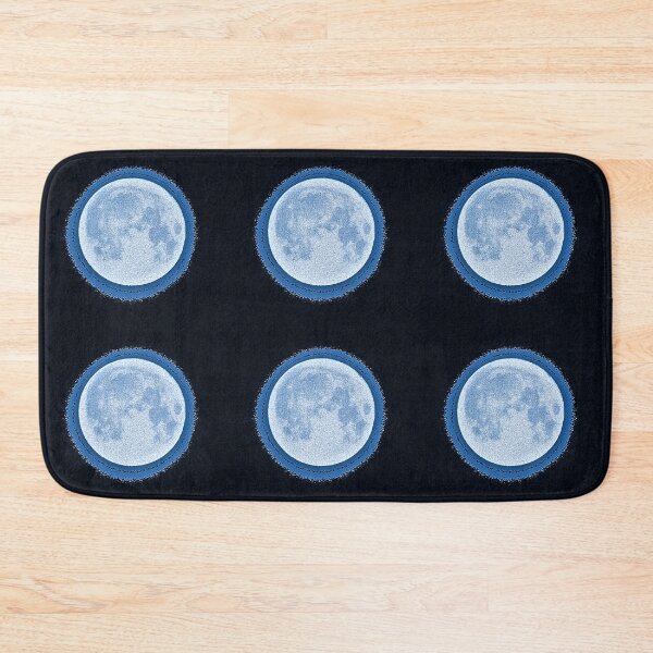 Item preview, Supermoon collection blue designed and sold by frugnusdesign.