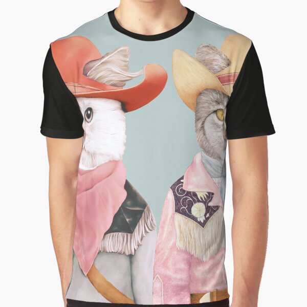 Cowboy Cats Graphic T-Shirt
