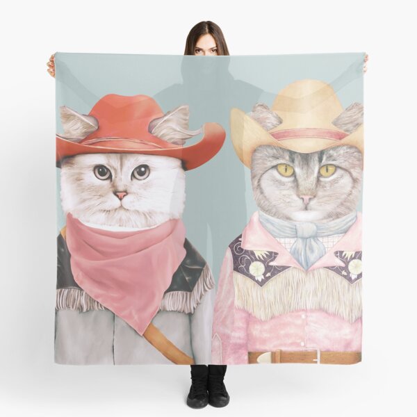 Cowboy Cats Scarf