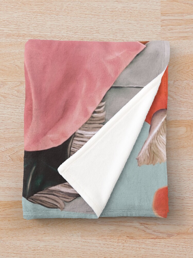 Alternate view of Cowboy Cats Throw Blanket