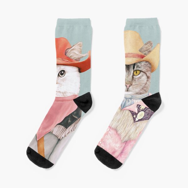 Cowboy Cats Socks