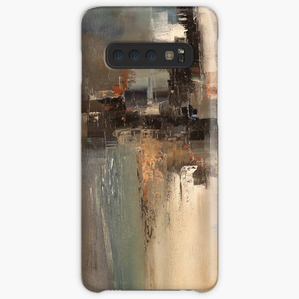 Rainy day through window abstract art Samsung Galaxy Snap Case