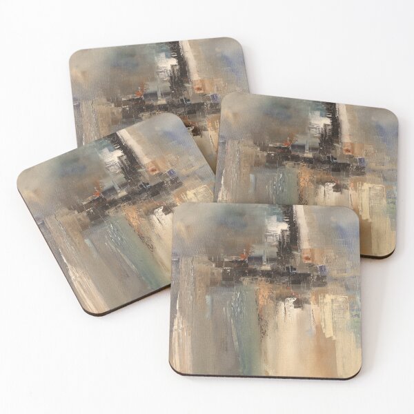 Item preview, Rainy day through window abstract art designed and sold by Sunmothart.