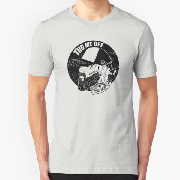 TUG - Black lines Slim Fit T-Shirt