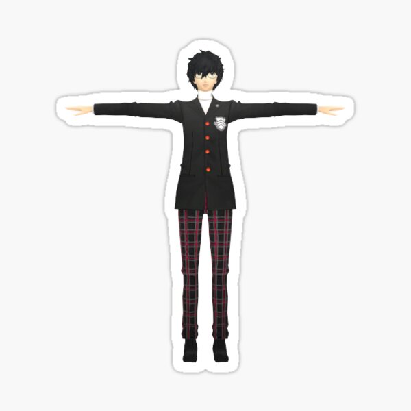 T Pose Stickers Redbubble - fortnite default girl but t posing roblox