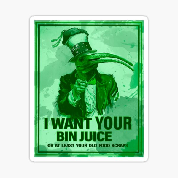 Item preview, Uncle Bin Chicken designed and sold by LukeRosenberg.