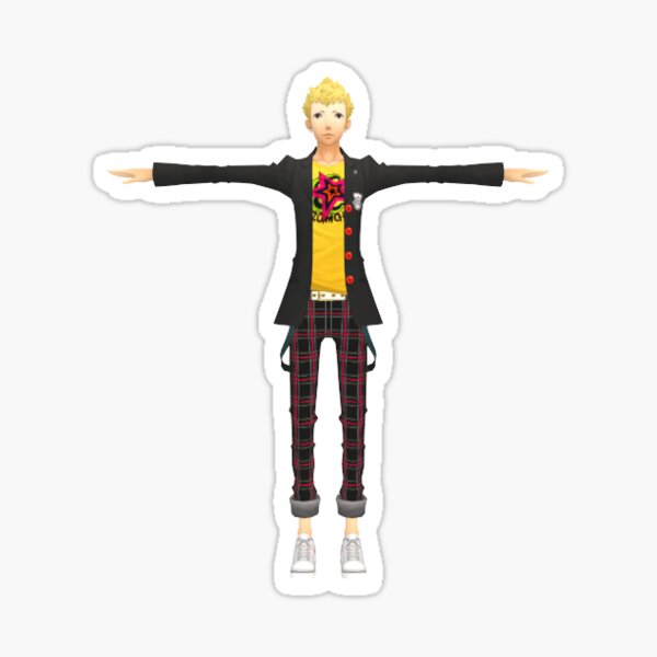 Fiona T-Pose Sticker for Sale by cappertillar