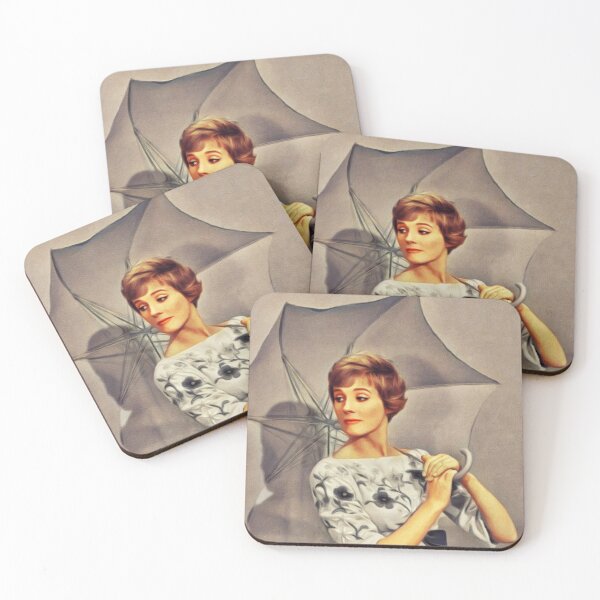 Julie Andrews, Movie Star Coasters (Set of 4)