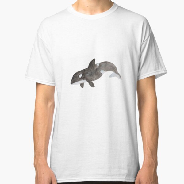 Watercolor Killer Whale Orca Classic T-Shirt