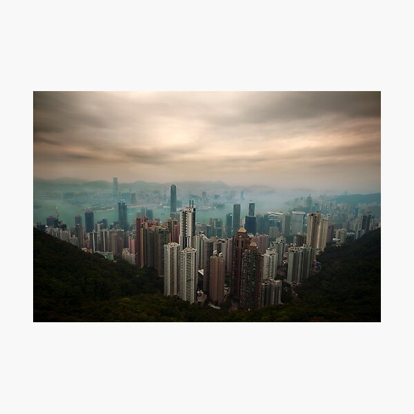 Hong Kong & Kowloon Photographic Print