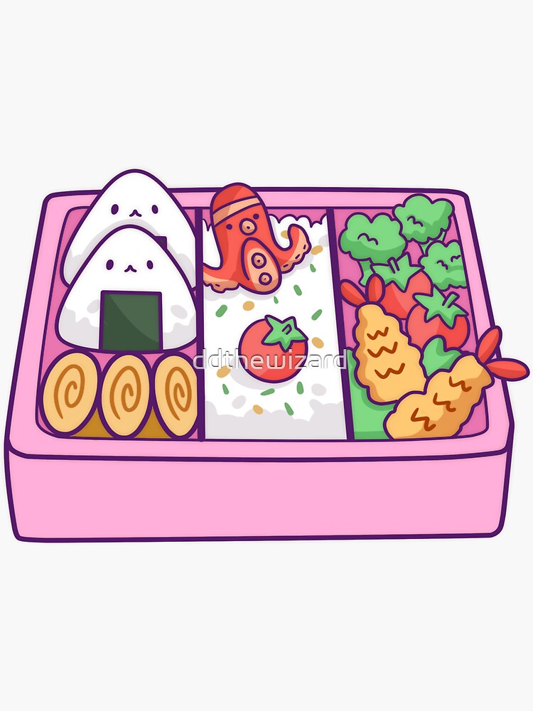 Cute Bento Box - Food - Sticker