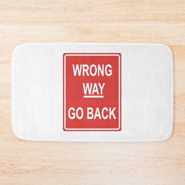 Item preview, Wrong Way Go Back. designed and sold by DoodleDashCollective.