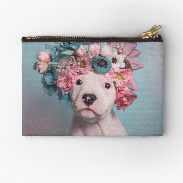 Flower Power, Salty Zipper Pouch