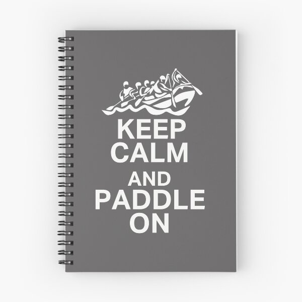 Item preview, Funny Keep CAlm and Paddle On River Rafting Gift Design designed and sold by LGamble12345.