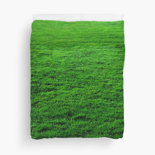 GREEN GREEN GRASS. LAWN. PITCH. Duvet Cover