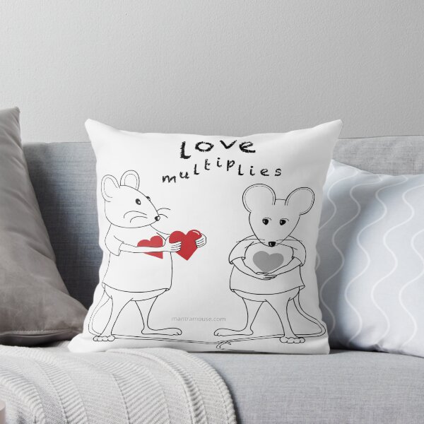 Item preview, MantraMouse® Love Multiplies Cartoon designed and sold by Donna Martini.