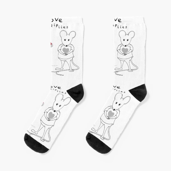 Item preview, MantraMouse® Love Multiplies Cartoon designed and sold by Donna Martini.