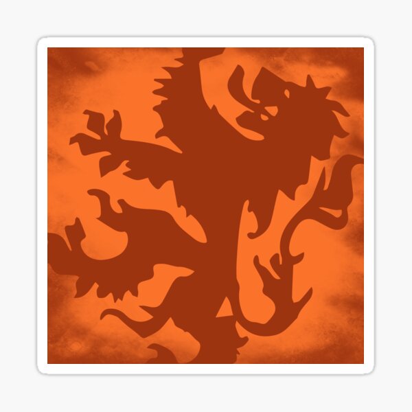 Knvb Oranje Leeuw 2 Decal Sticker