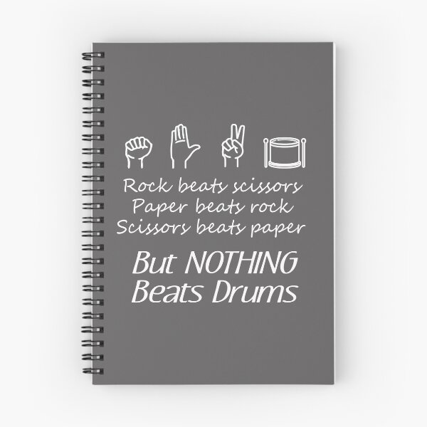 Item preview, Funny Rock paper scissors Drums designed and sold by LGamble12345.