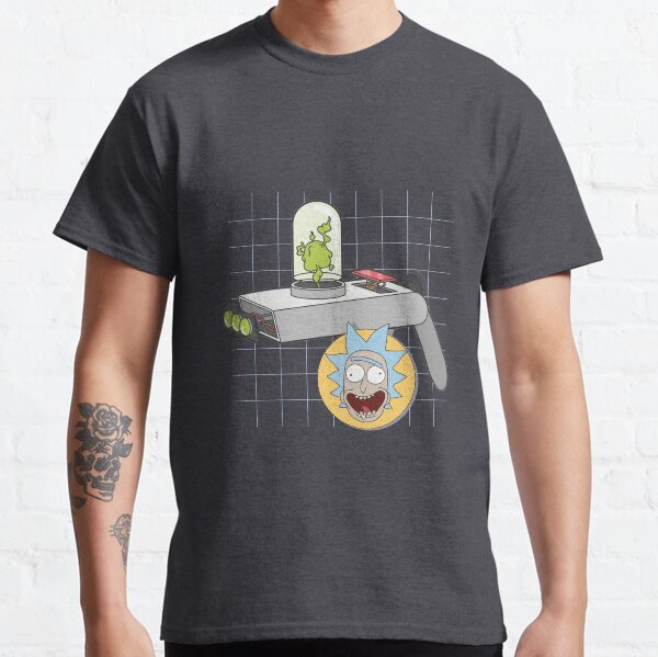 Portal Gun Blue Print Camiseta clásica
