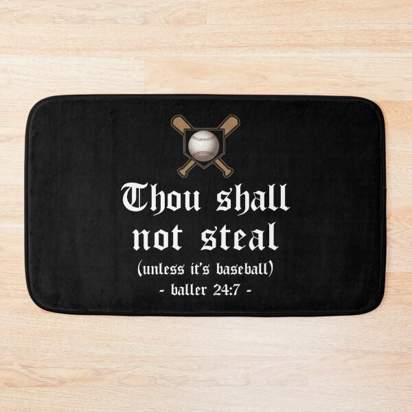 Item preview, Thou Shall Not Steal Unless It's Baseball designed and sold by 4wordsmovement.