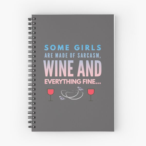 Item preview, Funny I run on sarcasm & wine designed and sold by LGamble12345.