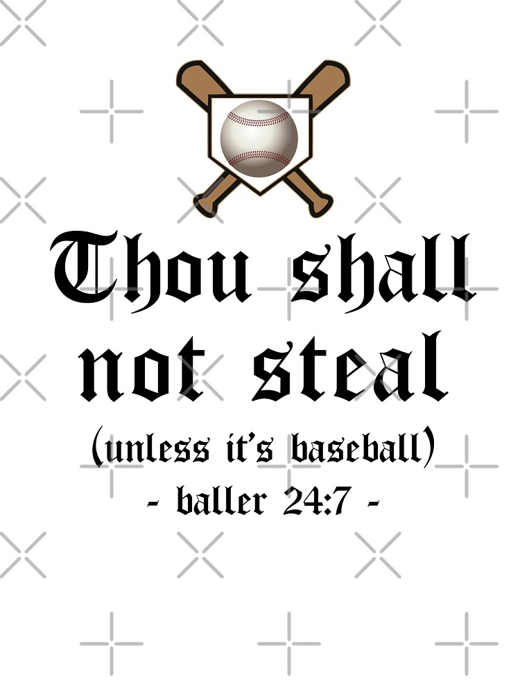 Thou Shall Not Steal Funny Baseball Catcher T Shirts, Hoodies, Sweatshirts  & Merch