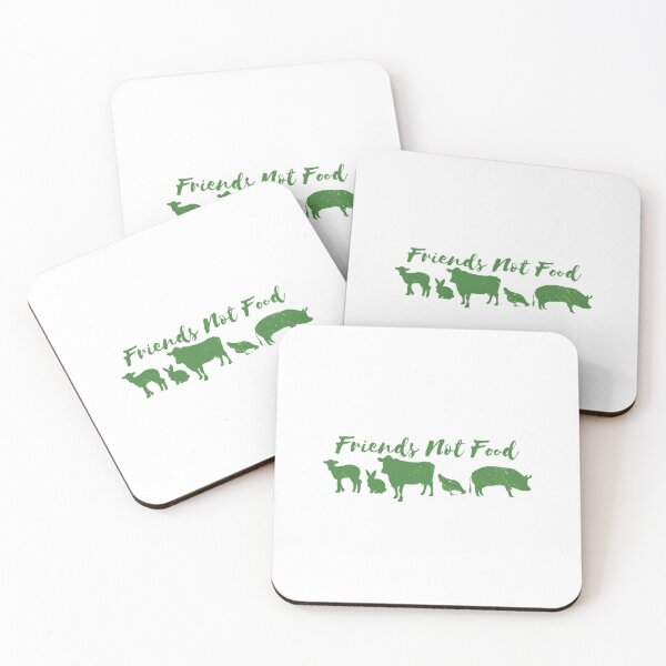 Item preview, Friends not food, vegan designed and sold by DerSenat.