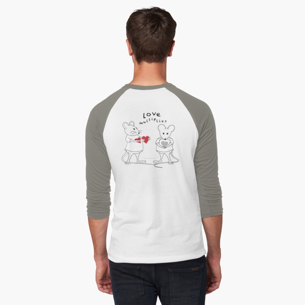 Item preview, Baseball ¾ Sleeve T-Shirt designed and sold by donnamartini.