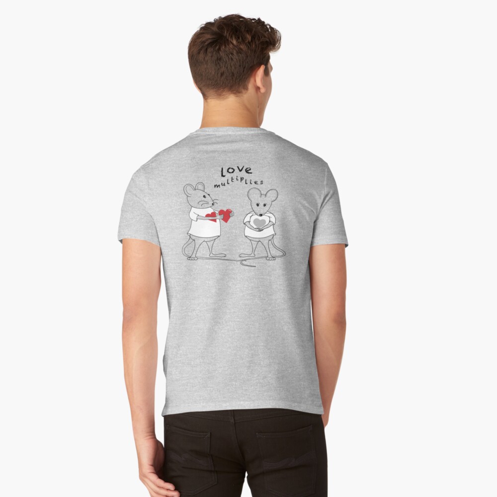 Item preview, V-Neck T-Shirt designed and sold by donnamartini.