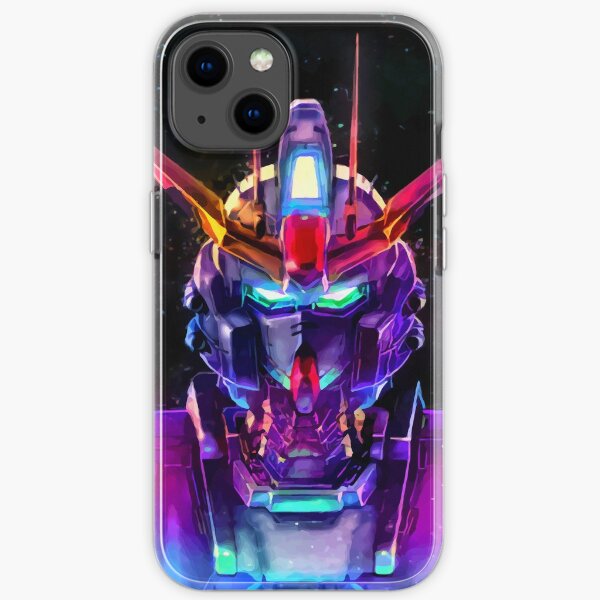 Gundam Head Color iPhone Soft Case