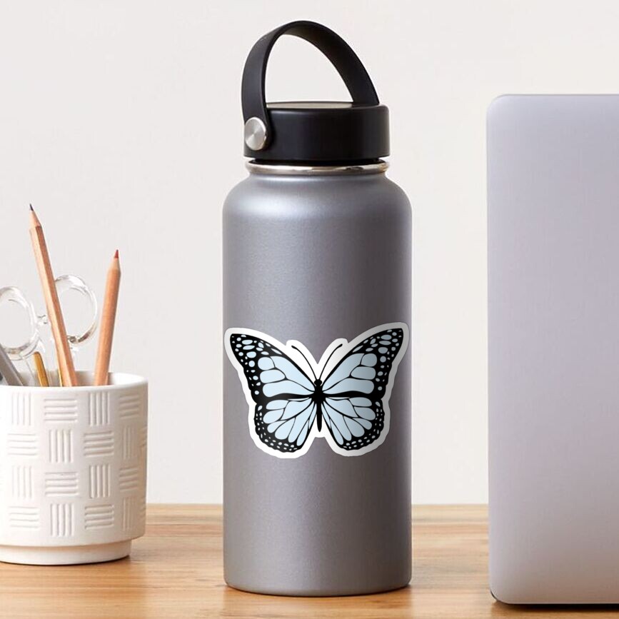Blue Butterfly Sticker