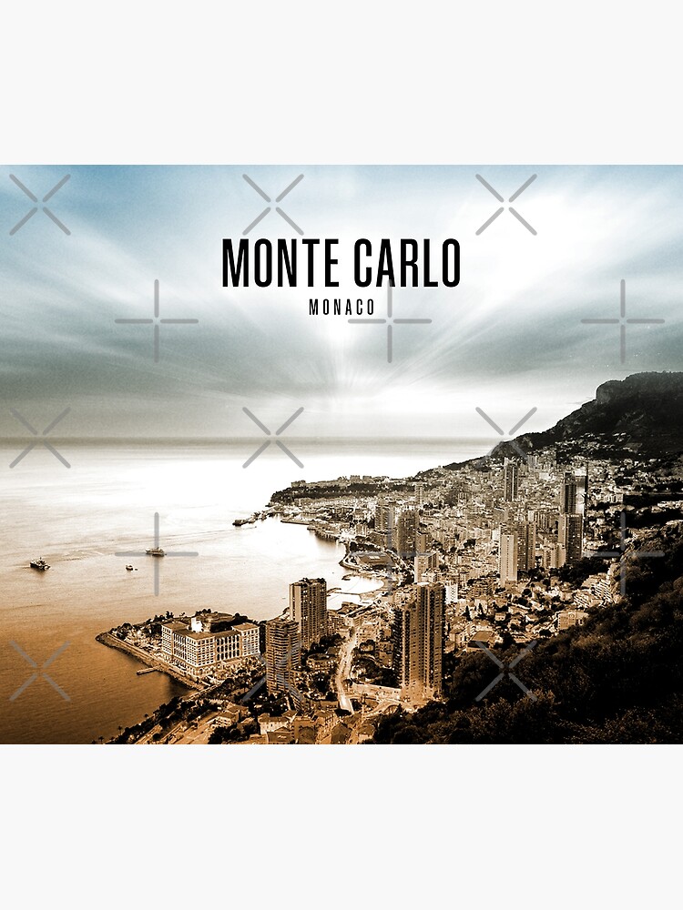 MONACO, Monte-Carlo Tapestry for Sale by WillDZIGN