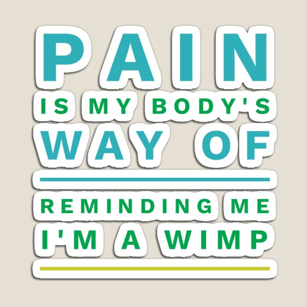 Item preview, Funny Workout gift pain wimp designed and sold by LGamble12345.