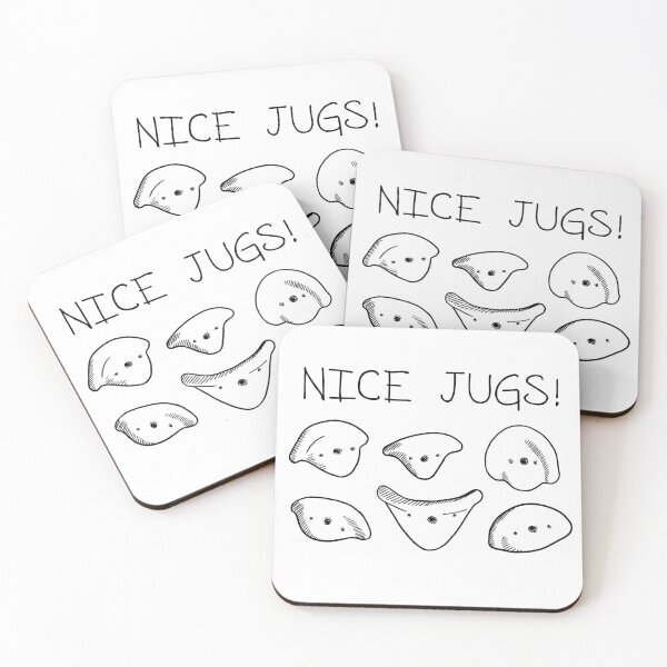 Item preview, Nice Jugs! Climbing Pun designed and sold by Tom Napper Design.