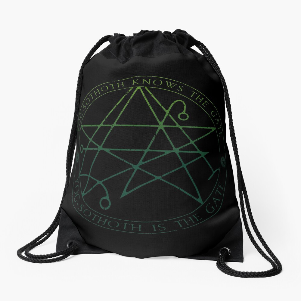 Gate of Yog-Sothoth Sigil (poison) Drawstring Bag