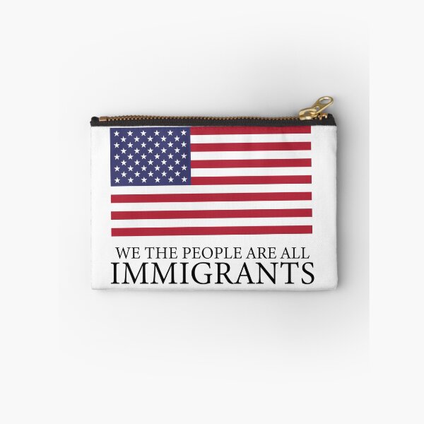 Item preview, We the people are all immigrants - political design designed and sold by RainBirdDesigns.