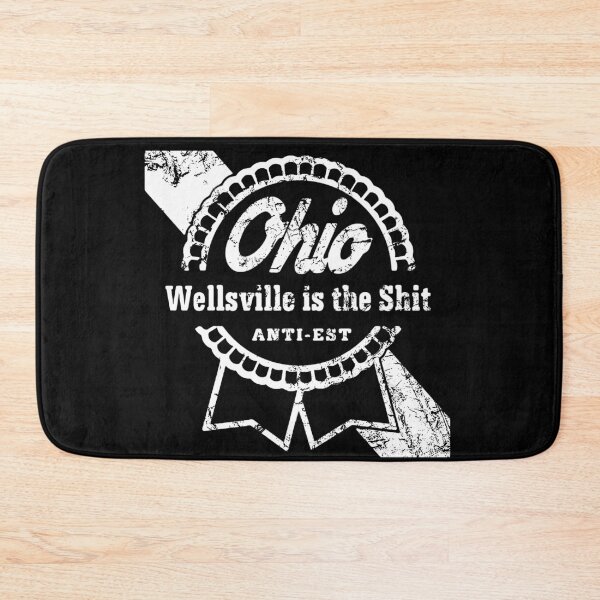 Item preview, Wellsville is the Shit White - Distressed designed and sold by Skgrdina.