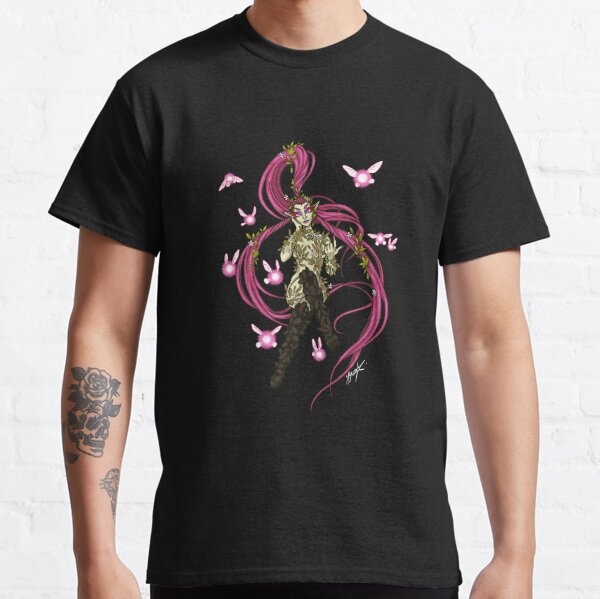 Psychedelic Nature Elfin Flower Fae T-shirt Unisex Festival 