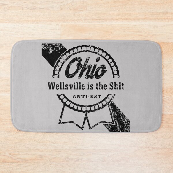 Item preview, Wellsville is the Shit Black - Distressed designed and sold by Skgrdina.