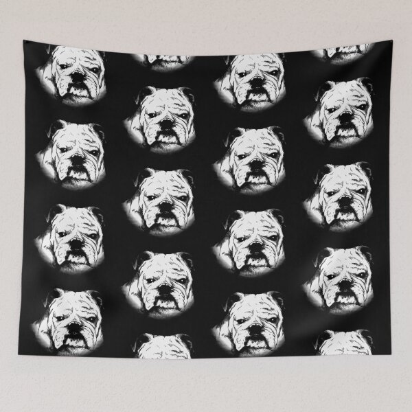 Item preview, Bulldog Portrait (monochromatic) designed and sold by MMMSdesigns.