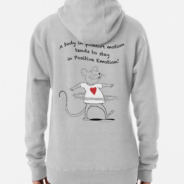 Item preview, MantraMouse® Positive Emotion Cartoon on Gray Background designed and sold by Donna Martini.