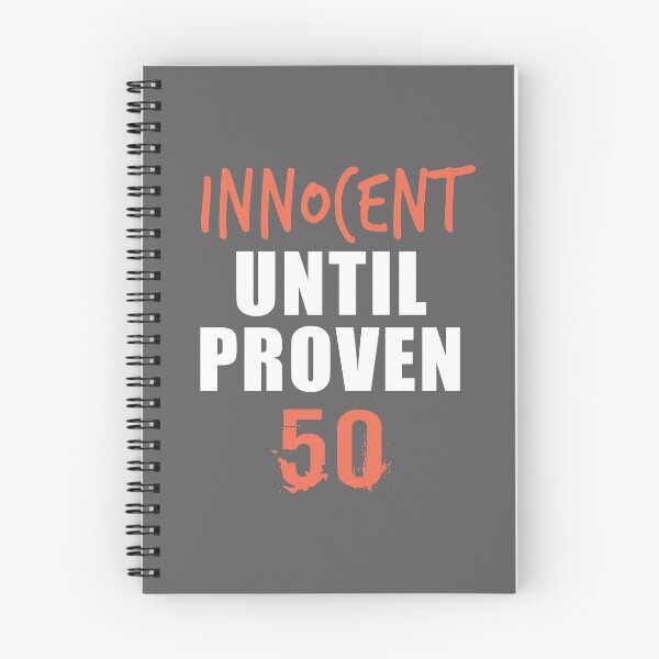 Item preview, Funny Innocent until proven 50 50th birthday gift designed and sold by LGamble12345.