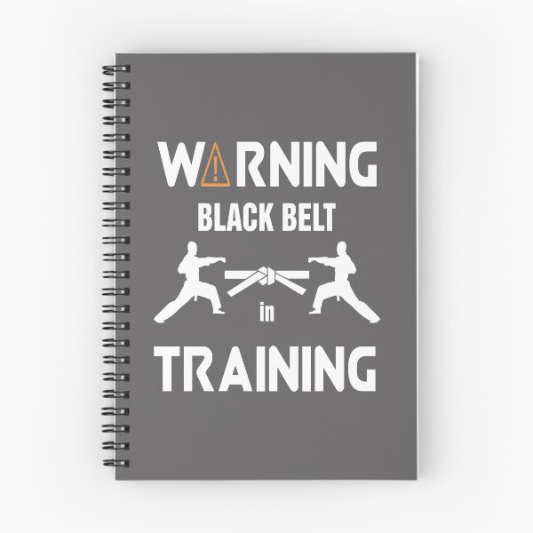 Item preview, Cool Karate design Warning black belt in training designed and sold by LGamble12345.